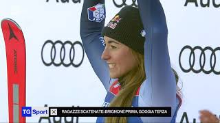 Federica Brignone capolavoro a Val d’Isère vince il superG Sofia Goggia terza [upl. by Attenweiler]