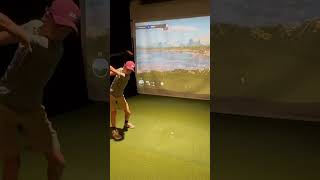 Bombed it in the golf Sim lovegod ￼ [upl. by Lia]