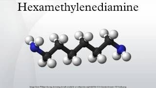 Hexamethylenediamine [upl. by Ladnyk224]