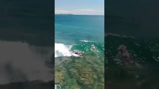 LOW TIDE LUNCH 😮 bodyboarding [upl. by Hubbard]