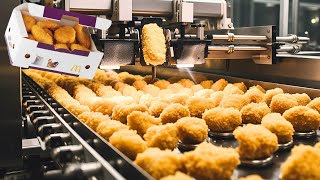 How MCDONALDS Chicken Nuggets Are Made [upl. by Atirys]