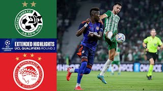 Maccabi Haifa vs Olympiacos Extended Highlights  UCL Qualifiers  Round 2  CBS Sports Golazo [upl. by Vanden]