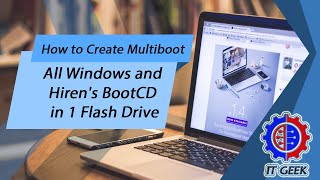 How to Create Multiboot All Windows and Hirens BootCD in 1 Flash Drive [upl. by Enymzaj]