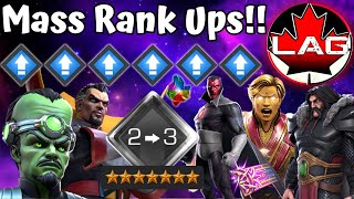 Massive 7Star Rank Up Spree Level Up Event New Rank 3 Sweet Sixteen  Marvel Contest of Champions [upl. by Matthieu668]