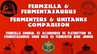 Fermzilla amp Fermentasaurus Fermenters amp Unitanks Comparison [upl. by Asiulana]