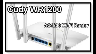 Cudy WR1200 AC1200 WiFi Router  Unboxing amp Menu [upl. by Eiramait]