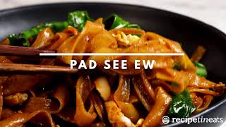 Pad See Ew Thai Stir Fried Noodles [upl. by Ambrogio443]