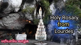 Holy Rosary from Lourdes  English Rosary  22052024 [upl. by Temhem]