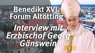 Live – Benedikt XVI Forum in Altötting Interview mit Erzbischof Gänswein  14072024 [upl. by Atneciv88]