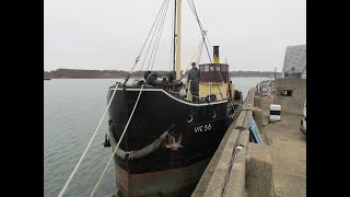 Fitting a stay tube into a Cochran boiler on VIC 56 Clyde Puffer [upl. by Photina]