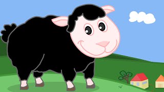 BAA BAA BLACK SHEEP Childrens Song with Lyrics [upl. by Kaplan]