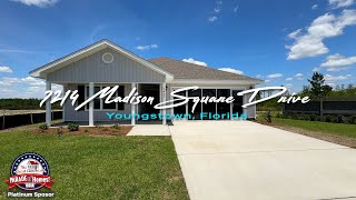 2024 Bay County Parade of Homes Model Home  7214 Madison Square Drive Youngstown Florida [upl. by Ielarol833]