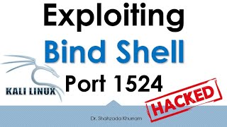 Exploiting BindShell Port 1524  Kali Linux  Metasploitable2  Lab [upl. by Jacky]