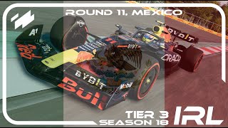 Invictus Racing League  F1 23  Tier 3  Rd 11 Mexico [upl. by Ardy]