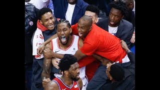 Kawhi Leonard Sends Philadelphia 76ers Home With Epic BuzzerBeater in Game 7 [upl. by Akinas]