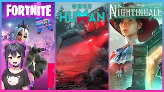 9Hour Epic Gaming Stream Fortnite Live Event Once Human Grind amp Nightingale Return [upl. by Marcille]