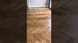 How to setup herringbone wood flooring for beginners subscribe shorts reels woodwork london [upl. by Pirzada]