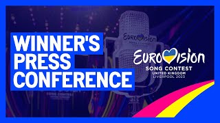 Winners Press Conference  Live Stream  Eurovision 2023 [upl. by Sherris]