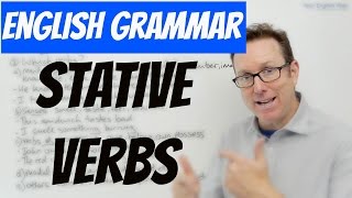 Stative Verbs English Grammar english [upl. by Yraht]