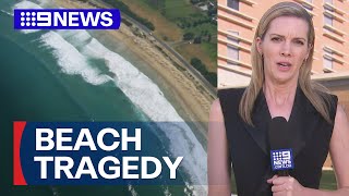 Man dies and two critical after being pulled from surf in Victoria  9 News Australia [upl. by Funda]