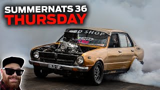 Summernats 36 Thursday  Wild Horsepower Party Kicks Off [upl. by Aihsile]