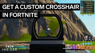 How To Get A Custom Crosshair In Fortnite [upl. by Ecirtemed]