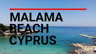 MALAMA BEACH CYPRUS  UNMISSABLE DRONE FOOTAGE [upl. by Deirdre]