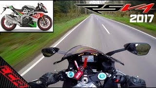 2017 Aprilia RSV4 RF  Ride Review OMG [upl. by Adiell]