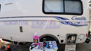 Casita Travel Trailer Winterizing [upl. by Ahsieyn]