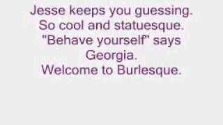 Cher  Welcome To Burlesque Lyrics [upl. by Noby]