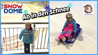 WIR GEHEN SCHLITTEN FAHREN ❄️ Rodeln im Snow Dome ❄️ FMA im Schnee ❄️ Auf dem Spielplatz [upl. by Sauer]