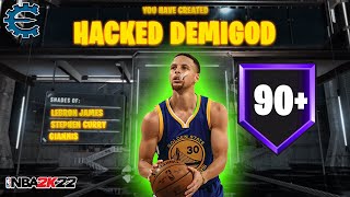 NBA 2K22 HACKED DEMI GOD BUILD MAX STATS  CHEAT ENGINE [upl. by Anthony186]