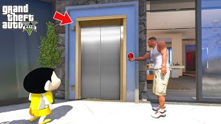 Shinchan and Franklin Found Secret Elevator inside Franklins House in GTA 5 PART 2 [upl. by Tabor]