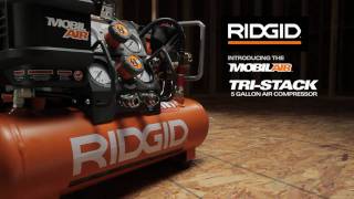 RIDGID TriStack OilFree Air Compressor [upl. by Enetsirk]