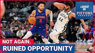 Detroit Pistons Loss To Giannis Antetokounmpo Bucks What Went Wrong This Time [upl. by Erusaert957]