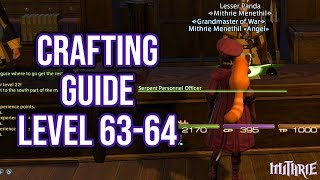 FFXIV 40 1104 Crafting Guide Level 63 to 64 [upl. by Anaynek]