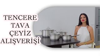 ÇEYİZ ALIŞVERİŞİ 🤍 TEFAL İNGENİO  WMF TENCERE SETİ tefal wmf çeyiz [upl. by Auhesoj]