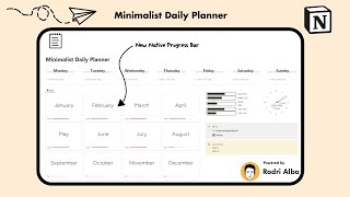 How to be a Minimalist Daily Planner in Notion 💪 [upl. by Duky]