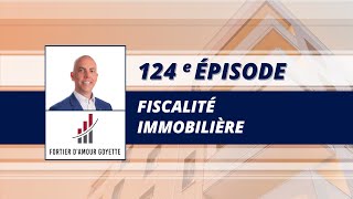 124e lunch immobilier  Fiscalité immobilière avec Richard DAmour [upl. by Jessey476]