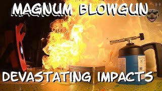 Devastating Blowgun Impacts Cold Steel Pro 0625 Blowgun [upl. by Garv]