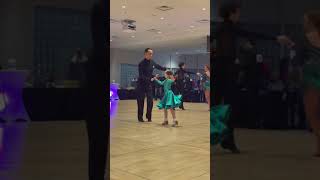 7 years old Amanda  Ballroom Dance Champion 2021 shorts [upl. by Ecnarwal]