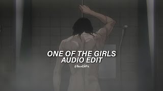 One Of The Girls  The Weeknd JENNIE LillyRose Depp Edit Audio 「Use Headphones 🎧 」 [upl. by Klemm942]