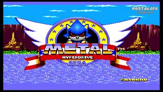 Metal Sonic Hyperdrive playthrough SEGA GENESIS [upl. by Anelat]