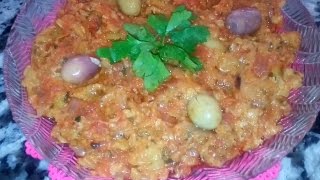 سلطة القرع الأخضر  الكورجيت  Salade de courgette [upl. by Blanca]