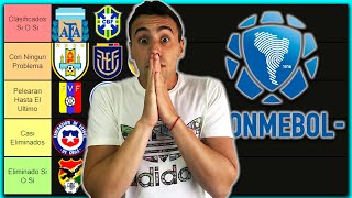 TIERLIST ELIMINATORIAS SUDAMERICANAS 2026  ANALISIS amp PREDICCION [upl. by Hplar146]