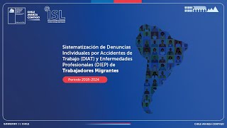 Presentación estudio quotSistematización de DIAT y DIEP de Trabajadores Migrantes Periodo 20182024 [upl. by Dena]