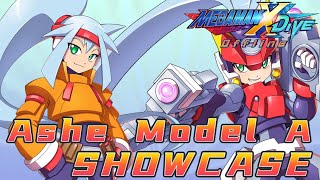 Mega Man X DiVE Offline  Ashe Model A Showcase [upl. by Keller]