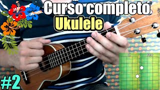 Curso completo ukulele Tus primeros acordes y rasgueos [upl. by Shriver903]