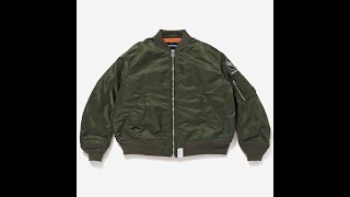 小黑痣 開箱 DESCENDANT 2020SS DMA1M NYLON JACKET 飛行外套 [upl. by Sseb]