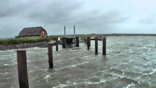 Amrum  Fähre nach Schlüttsiel über die Halligen [upl. by Heiney]